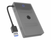 Icy Box IB-AC603b-U3 (anthrazit/schwarz, Adapter für 1x HDD/SSD mit Kunststoffhülle)