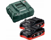 Metabo Basis-Set 2x 18V 5,5 Ah  LiHD