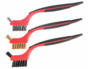 Sada kartáčů Strend Pro BS618, 3 kusy, nylon/ocel/mosaz