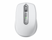 Logitech MX Anywhere 3S for Business - Myš - pravák - optický - 6 tlačítka - bezdrátový - Bluetooth - USB přijímač Logitech Logi Bolt - bledě šedá