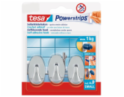 TESA 57543-00012 - Indoor - Hook ručník - Chrome - Adhesivní pás - 1 kg - 3 kusy (E)