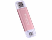 Transcend ESD310P 512GB, TS512GESD310P Transcend ESD310P 512GB, External SSD, USB 10Gbps, Type C/A