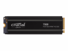 Crucial SSD 2TB T500 PCIe Gen4 NVMe M.2 s chladičem