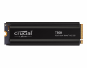 Crucial SSD 2TB T500 PCIe Gen4 NVMe M.2 s chladičem
