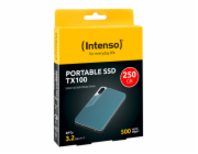 Intenso externe SSD TX100  250GB  USB 3.2 Gen 1x1 grey-blue