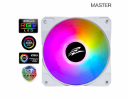 EVOLVEO 12FSW ventilátor 120mm, ARGB, bílý rám, slave