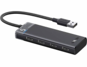Ugreen USB HUB adaptér, USB-A na 4x USB-A hub UGREEN CM653 (šedý)
