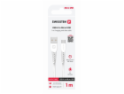 Swissten datový kabel usb / micro usb 1,0 m bílý
