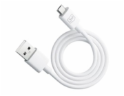3mk datový kabel - Hyper Cable A to Micro 1.2m 5V 2,4A, bílá