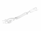 Kabel se zástrčkou a vypínačem ZAMEL, 1,9 m, bílý