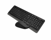 A4tech Set klávesnice+myš FG1012, Bezdrátový, US, černá