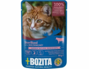 BOZITA Sterilised Beef Chunks in jelly - mokré krmivo pro kočky - 85g