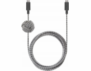Native Union kabel USB-C na USB-C 1,8 m černobílý (ACABLE-C-ZEB-NP)
