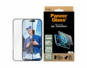 PanzerGlass Gaming - Ochrana obrazovky pro mobilní telefon - ultra široký tvar - sklo - barva rámu černá - pro Apple iPhone 15, 16