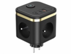 Viking síťový adaptér Y33, 3x 230 V, 1x USB-A, 2x USB-C, ...