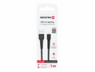 Swissten datový kabel usb / lightning 1,0 m černý
