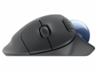 Logitech ERGO M575S Wireless Trackball - GRAPHITE+BLUE BA...