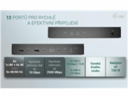 i-tec Universal 5x 4K Display Docking Station, Power Delivery 100W