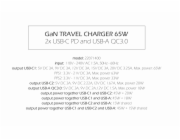 Swissten síťový adaptér gan 2x usb-c 65w pd + 1x usb-a 18w qc bílý