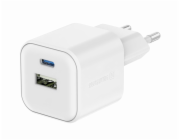 Swissten síťový adaptér 12w 1x usb-c + 1x usb-a  bílý