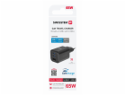 Swissten síťový adaptér gan 2x usb-c 65w pd + 1x usb-a 18...