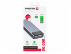 Swissten powerbanka notebook 30000 mAh, šedá