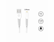 Swissten datový kabelusb/lightning bílý 1,2m  (samoprodavač)