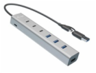 i-tec USB-C/USB-A Charging Metal HUB 7 Port (3x USB-C, 4x...
