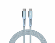 Verbatim Sync&amp;Charge 60W 120cm  USB-C/USB-C Magnetic blue 31852