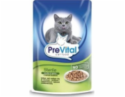PREVITAL Cat Food Sterile Drůbež v omáčce - mokré krmivo pro kočky - kapsička 100 g