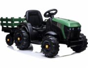 Lean Cars Bateriový traktor s přívěsem BDM0925, vojenská zelená