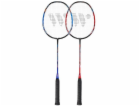 WISH FUSIONTEC 777K SADA BADMINTONOVÝCH RAKEET LIME+RED+S...