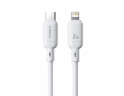 Rychlonabíjecí kabel Baseus Silky USB-C/Lightning 1m 20W bílý