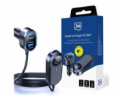 3MK Dvojitá autonabíječka 135W PD QC PPS USB 2A4C Černá/Šedá
