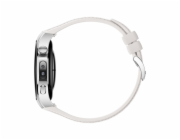 Huawei Watch 5 42mm (Soc-L19L) (silber/weiß, Komposit-Armband in weiß, Gehäuse aus Edelstahl)