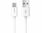 Deví kabel USB-A to USB-C Smart Series Cable 1m - White