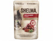 SHELMA Rich in beef in sauce - mokré krmivo pro kočky - 85g