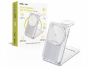 Mobile Origin 3in1 Foldable Qi2 Charger PW8 - Silver