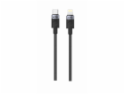 Kabel iPEAX 90010102 USB-C/Lightning 1m Black
