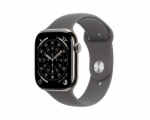Apple Watch Series 11 GPS + Cellular 46mm Prírodný titán s kamenno sivým športovým remienkom - S/M