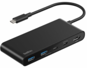 Belkin CONNECT USB-C 7-in-1 with  Dual USB-C Ports, bl. AVC023hqBK