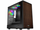 EVOLVEO Panthera, mATX/3x ARGB 120/dřevo+sklo