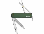 NexTool Mini kapesní nůž NE0143 4 v 1 zelený