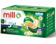 MILL PRO Kapsle 5k na praní + změkčující perličky UNIVERSAL 25 ks (hromadné balení 8 ks)