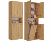 Topeshop NEL 1K DK ART KPL koupelnový doplněk Dub