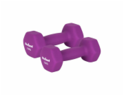 Rebel Litinové neoprenové činky HEX 2x2,5kg, ACTIVE