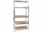 AWTools Regál 5 polic 200x90x50 nosnost 300 kg / 6,0 mm -...