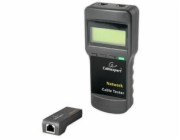 GEMBIRD Digitální tester síťových kabelů RJ45/RJ11 UTP,STP Cat5e Cat6e