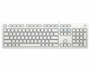 DELL klávesnice KB216/ multimediální/ německá/ GER/ DE/ USB/ drátová/ bílá