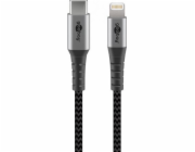 Goobay Kabel USB-A - Lightning 0,5 m stříbrný (49270)
